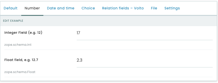 Number fields